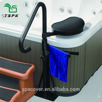 Taisheng newly design spa polished stainless steel double towel bar